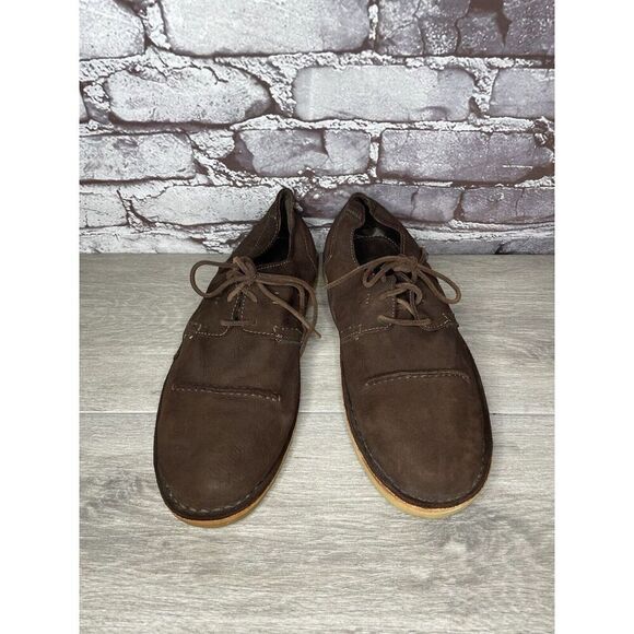 Oliberte Footwear Gana Sweet Georgia Brown Leather Casual Flat Shoes Men Sz 42EU - Picture 2 of 16